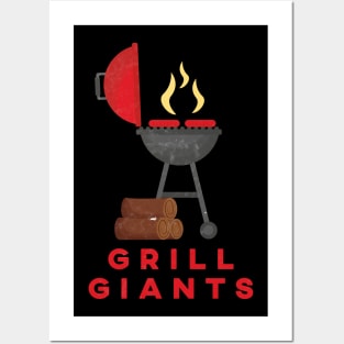 Grill Giants Posters and Art